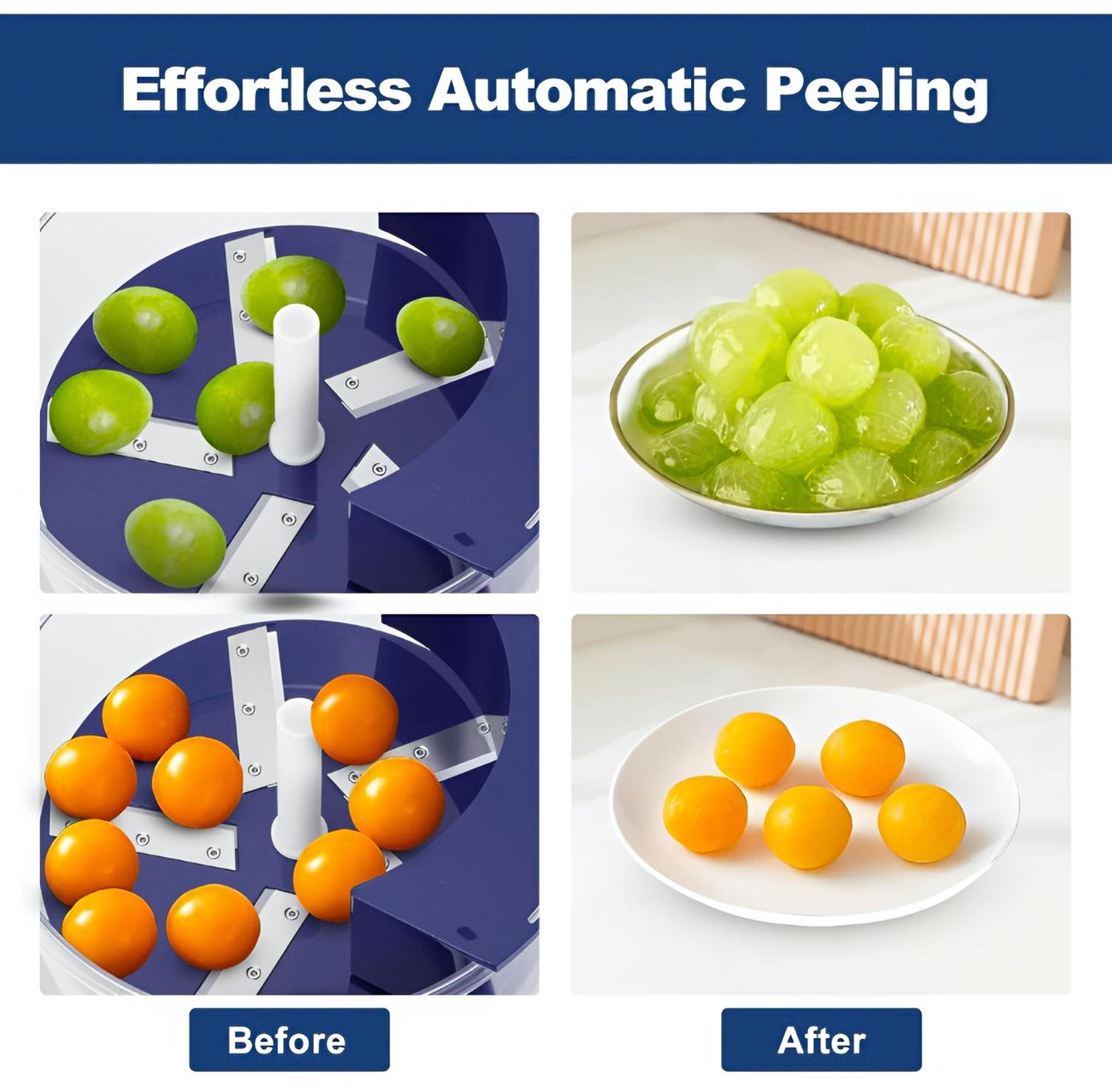 Premium Automatic Electric Fruit & Vegetable Peeler – One Touch Smart Kitchen Tool